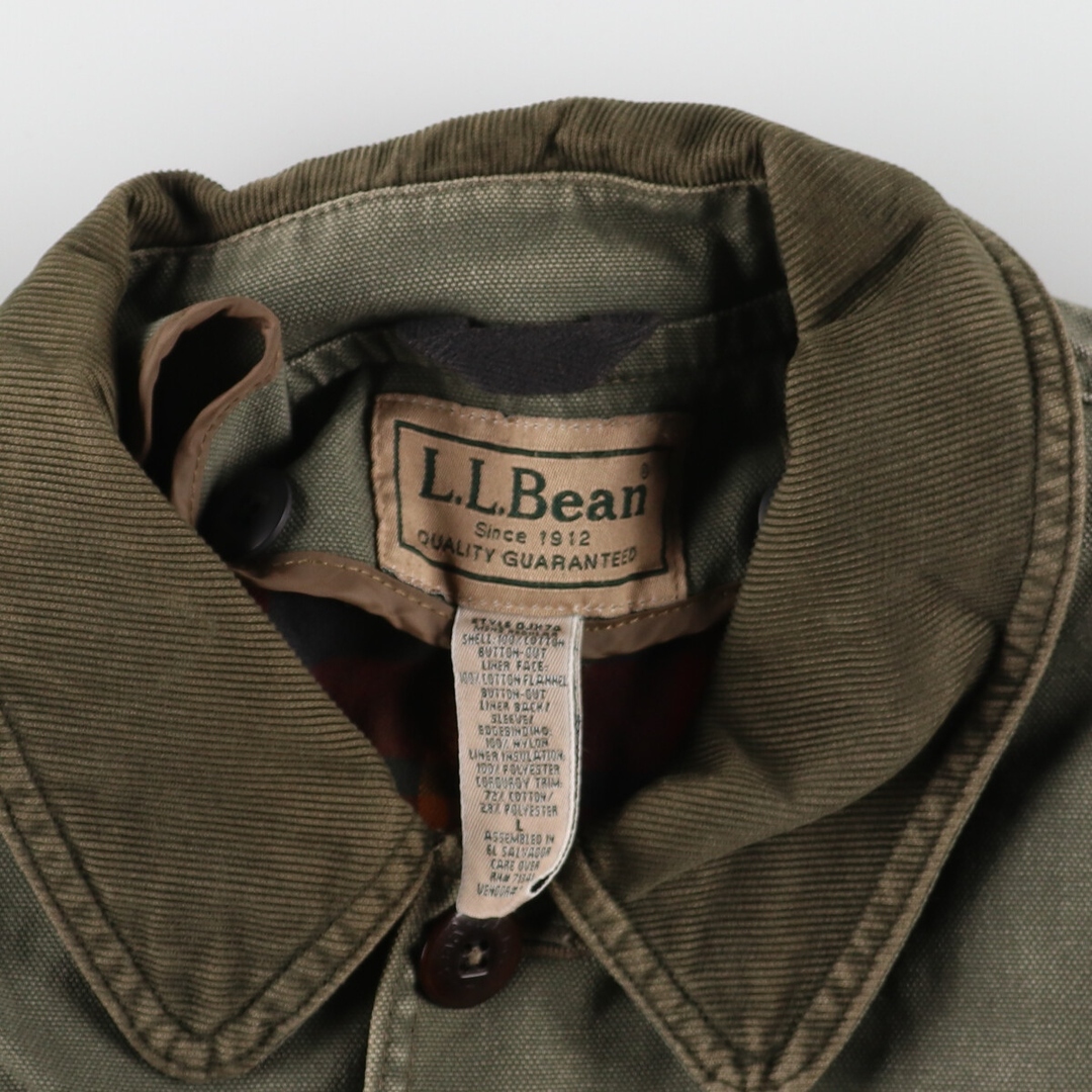 古着 エルエルビーン L.L.Bean ダック地 ハンティングジャケット メンズXL /eaa376027