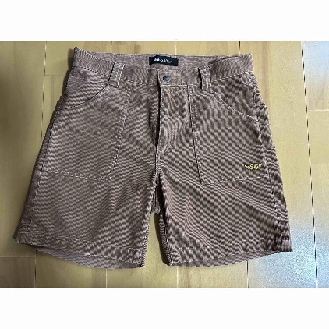 売り公式店 subculture サブカルチャーscCORDUROY SHORTS