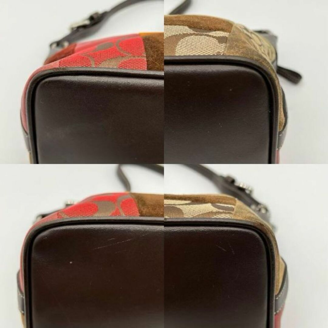 COACH - ✨️良品✨️COACH シグネチャー パッチワーク ハンドバッグ