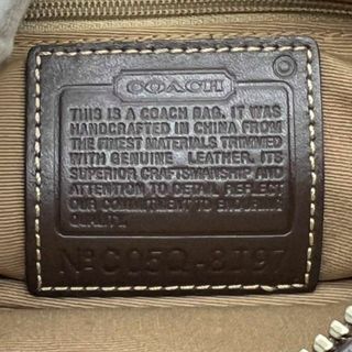 COACH - ✨️良品✨️COACH シグネチャー パッチワーク ハンドバッグ