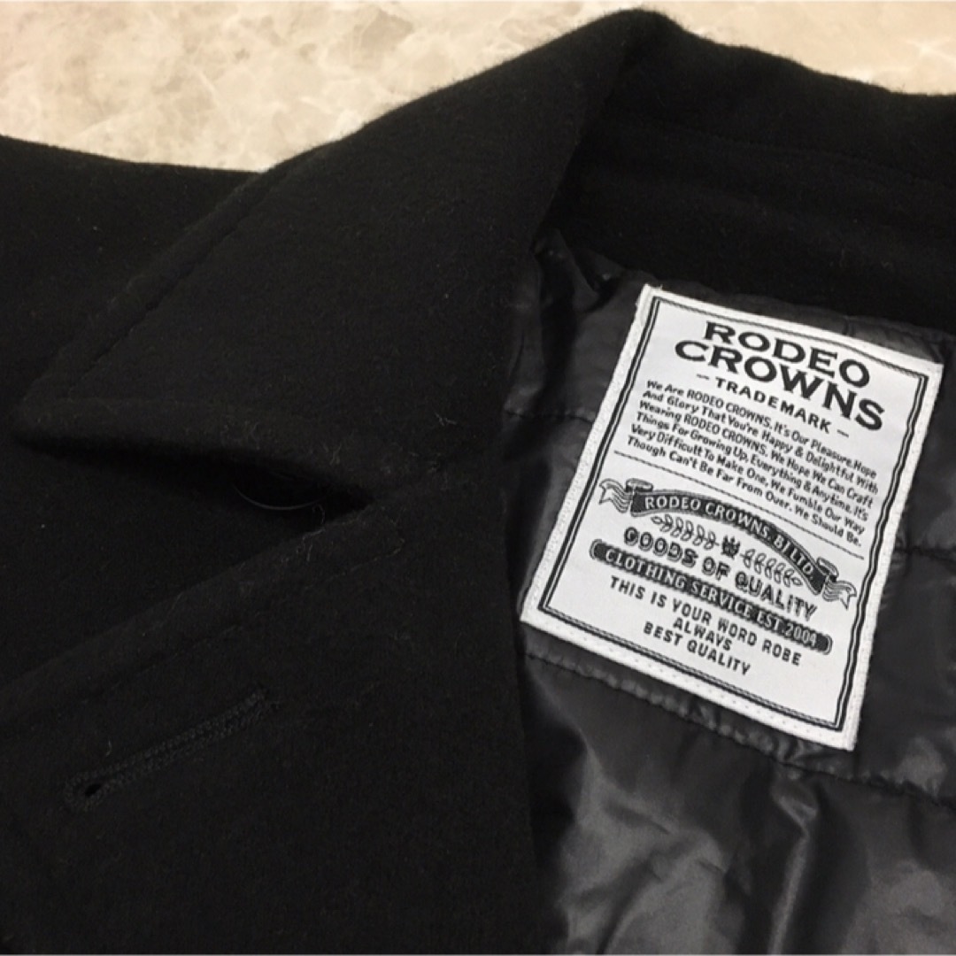 RODEO CROWNS(ロデオクラウンズ)のRODEO CROWNS♡ピーコート　中綿　Thinsulate レディースのジャケット/アウター(ピーコート)の商品写真