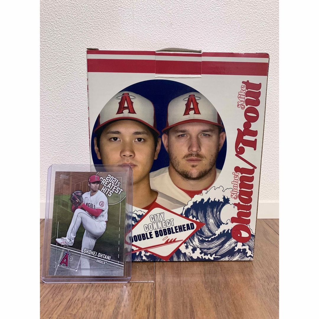 新品 ボブルヘッド人形 大谷翔平 マイクトラウト シティコネクト