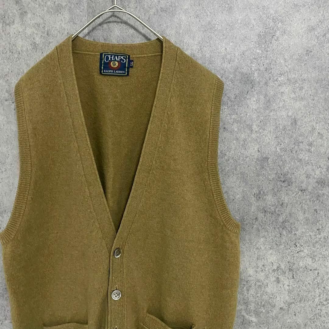 POLO RALPH LAUREN - 90S ラルフローレン ニットベスト メンズLL