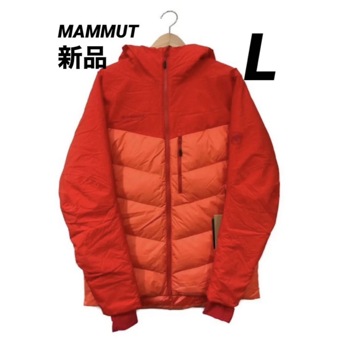 Mammut(マムート)の超軽量　マムート Rime Pro ハイブリッドダウンジャケット　L オレンジ メンズのジャケット/アウター(ダウンジャケット)の商品写真
