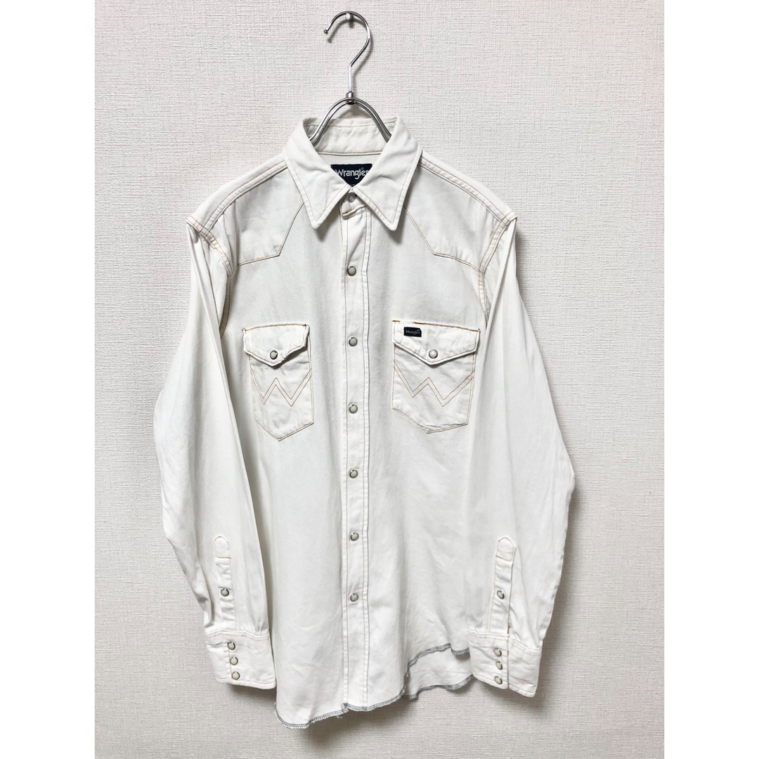 80's USA製 Wrangler Western Shirt ラングラー 2