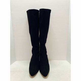 Ferragamo フェラガモ ロングブーツ 24cm スエード ピンク