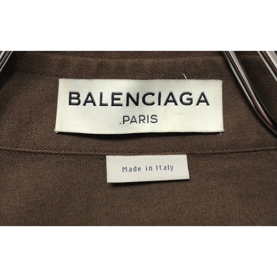 BALENCIAGA バレンシアガ ジップアップ コットン 長袖 シャツ 1