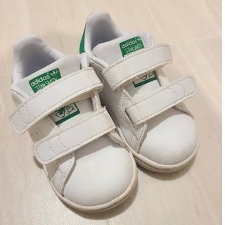 アディダス(adidas)のアディダス　スタンスミス　ベビー　12cm　緑　お洒落　赤ちゃん　ベビー靴(スニーカー)