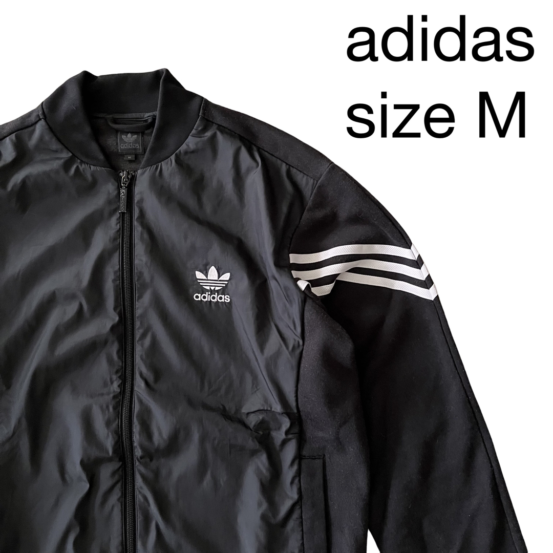 美品　adidas originalsビックロゴ　スタジャン　size M