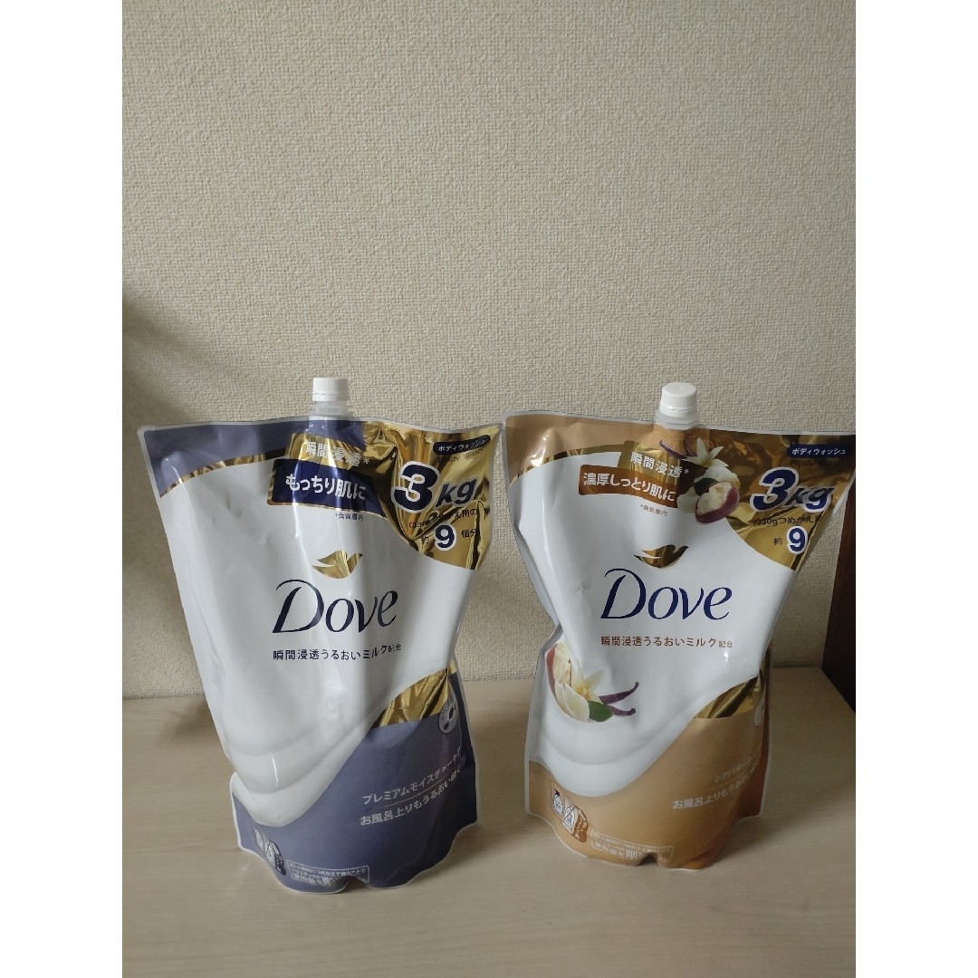 Dove（Unilever）(ダヴ)のDove ボディーソープ 3kg 2個セット 18個分 コスメ/美容のボディケア(ボディソープ/石鹸)の商品写真