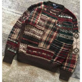 POLO RALPH LAUREN - 圧巻のパッチワーク柄 90s ラルフローレン