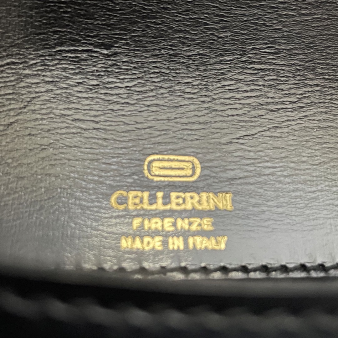 cellerini チェレリーニ　イタリア製　ショルダーバッグ　ゴールド金具