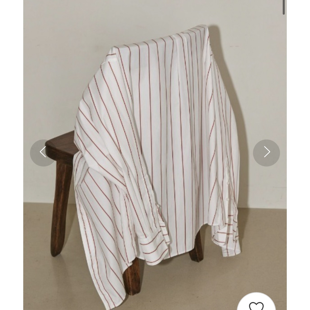 TODAYFUL(トゥデイフル)のTODAYFUL Stripe Over Shirts 美品 レディースのトップス(シャツ/ブラウス(長袖/七分))の商品写真