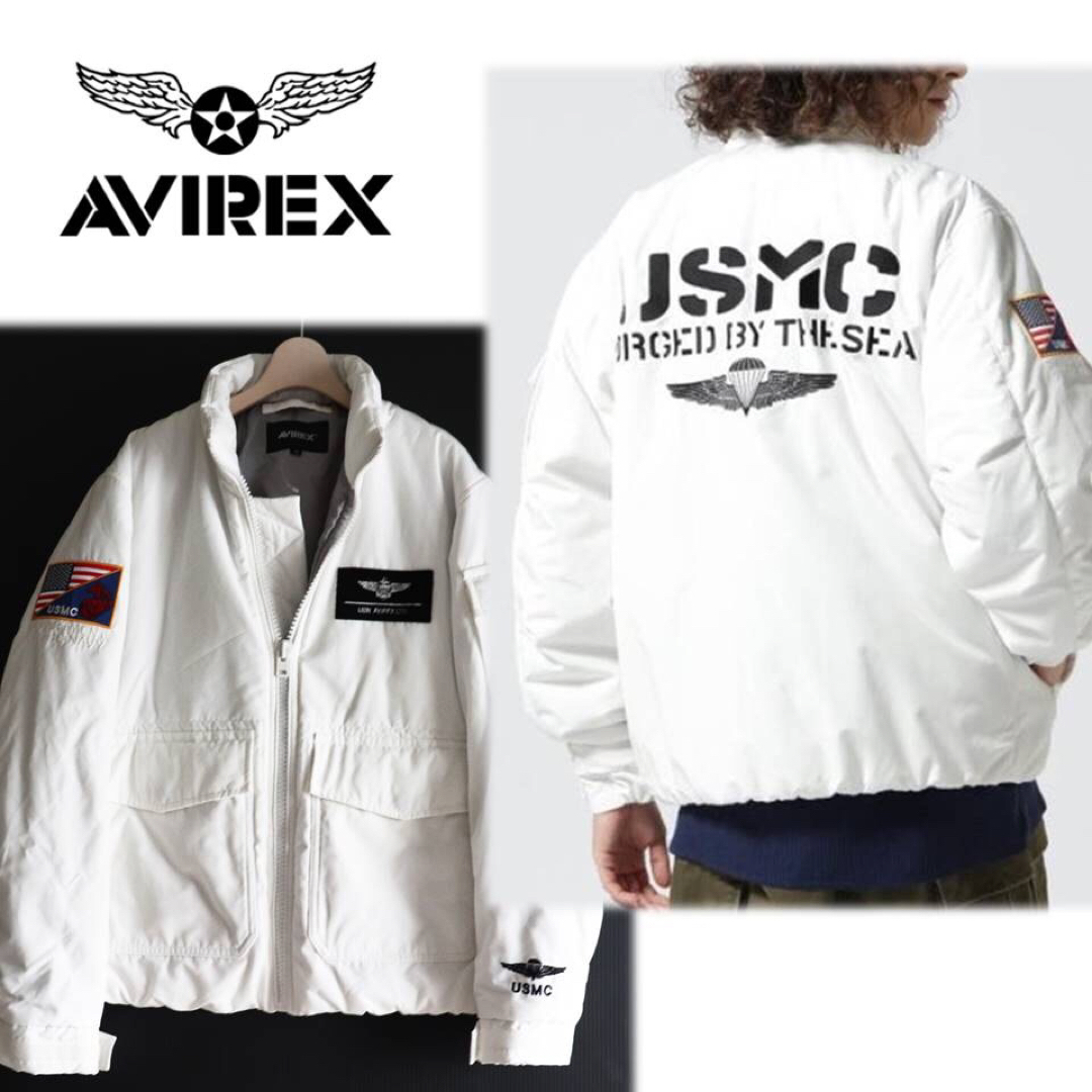 《アヴィレックス》新品 US NAVY G-1 パディングジャケット M