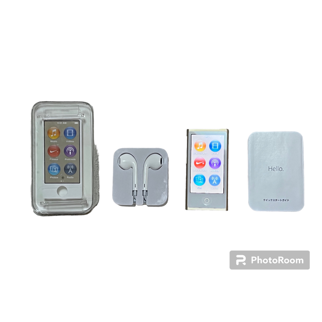 完動美品 apple ipod nano 第7世代 16GB MKMX2J/A-