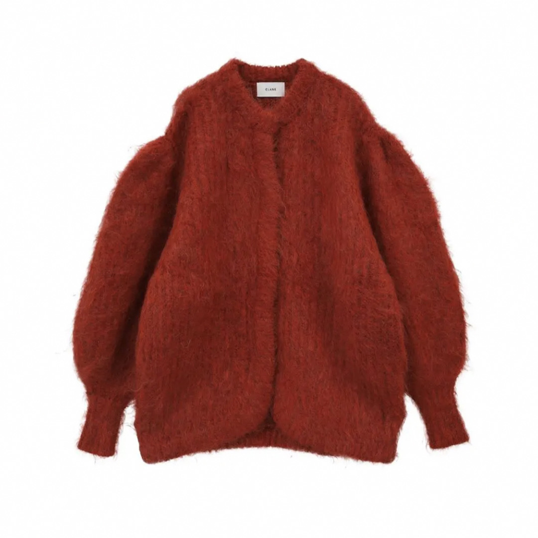 CLANE COLOR MOHAIR SHAGGY CARDIGAN