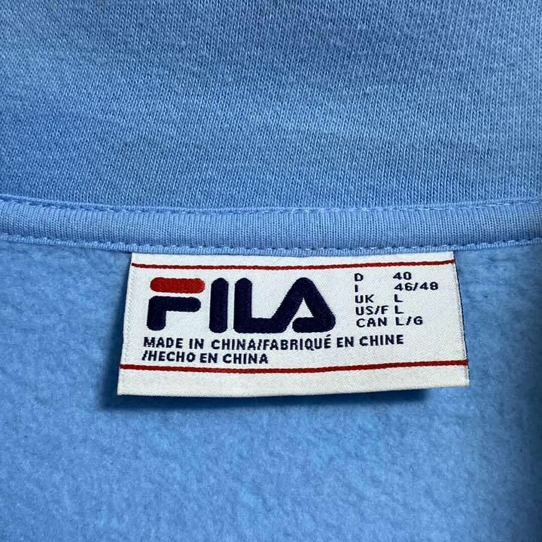 L☺︎古着 FILA TECH フィラ ハーフジップ プルオーバー フリース ボア-