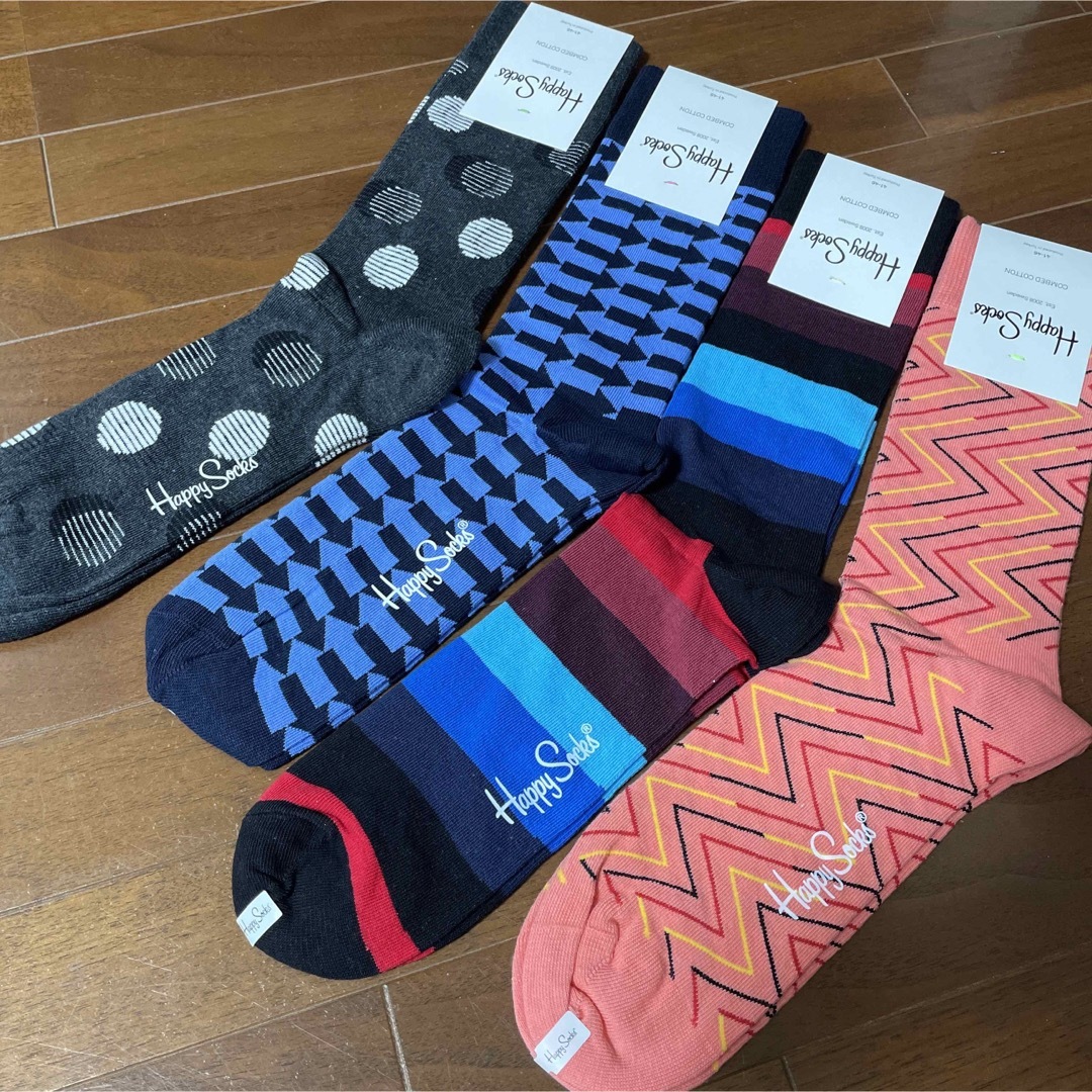 Happy Socks ハッピーソックス 靴下 4足セット ① - レッグウェア