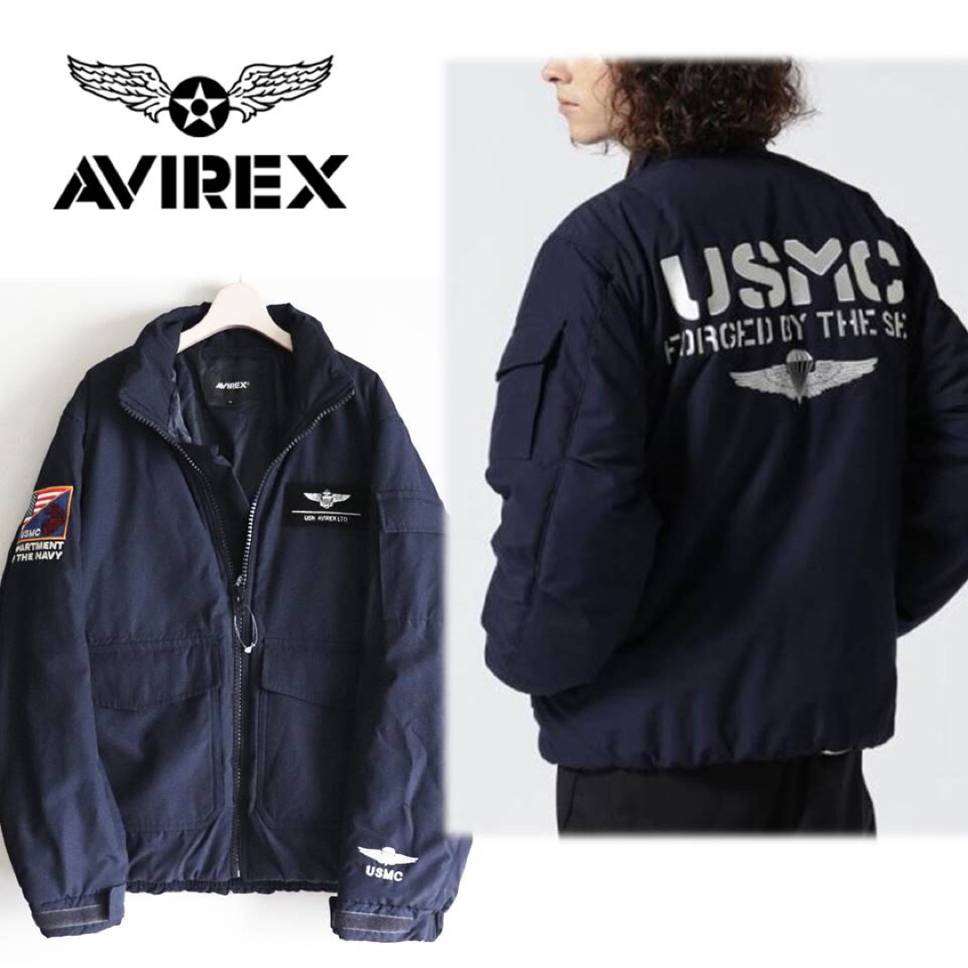 《アヴィレックス》新品 US NAVY G-1 パディングジャケット L