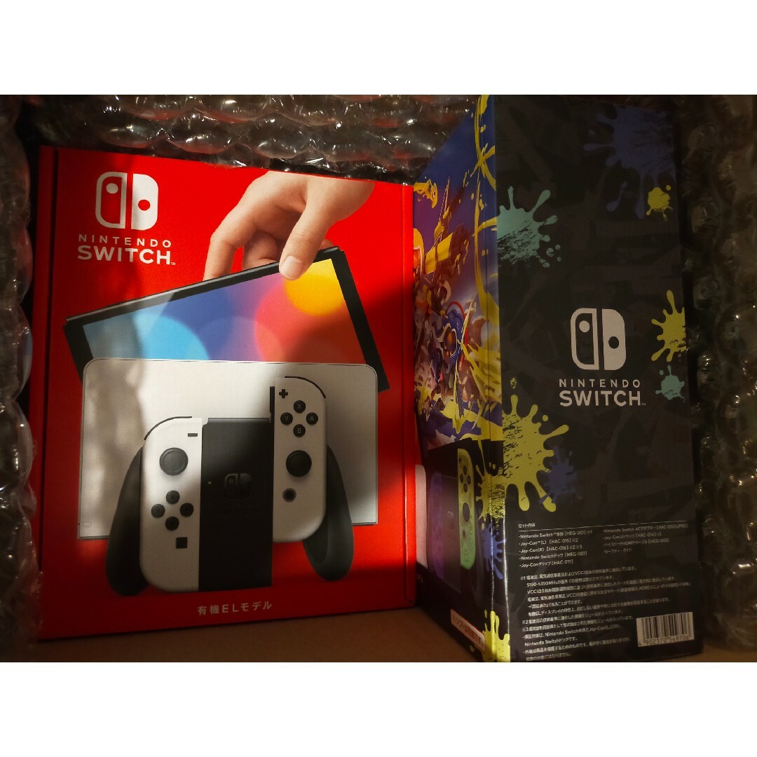 Nintendo Switch(有機ELモデル)3台の通販 by 隆広's shop|ラクマ 【送料無料】【新品未使用品】newニンテンドースイッチ 3台