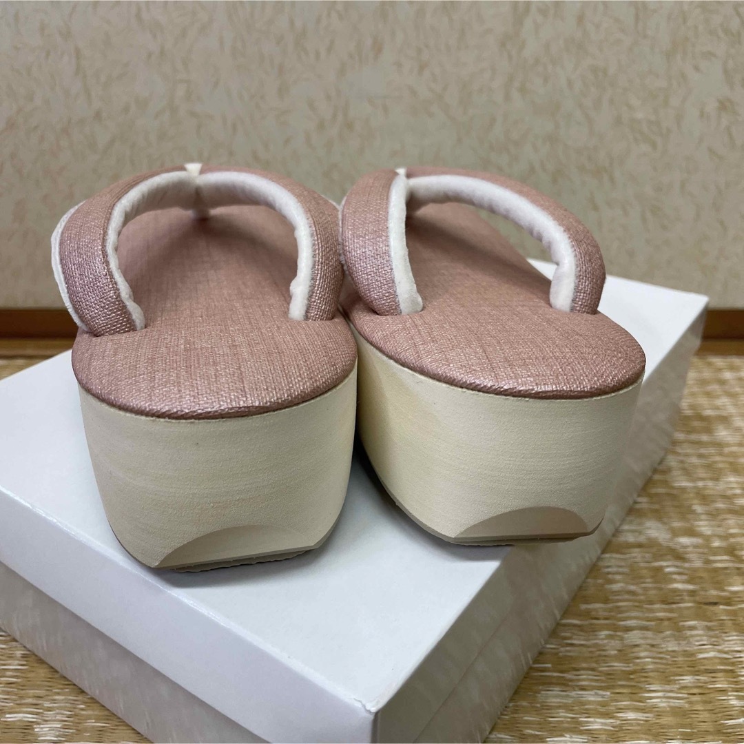 新品 日本製 カジュアル カフェ草履 ぞうり 優しい鼻緒 和装 小紋 紬の