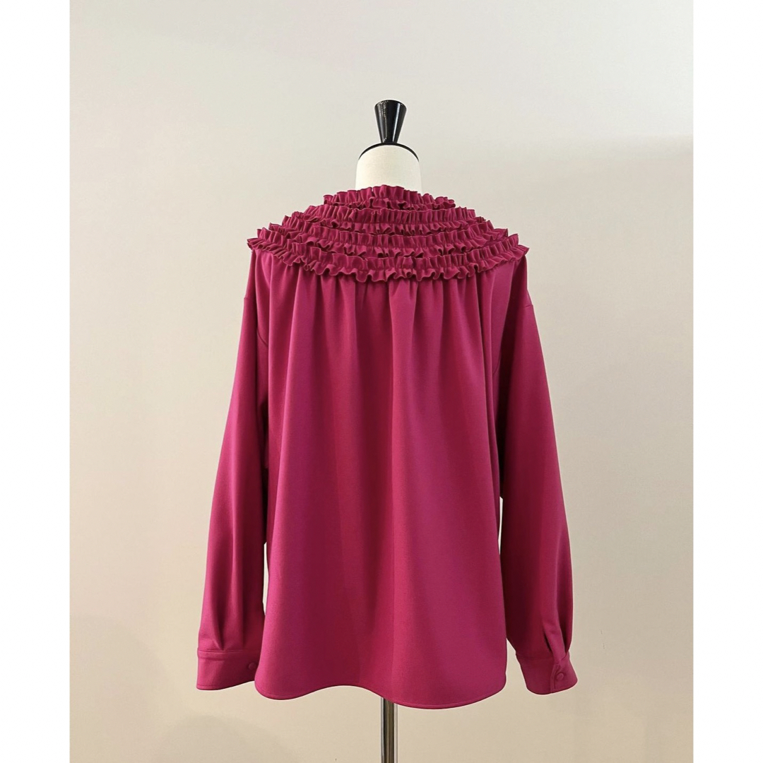 Chesty(チェスティ)のrosymonster warmy mini frill blouse pink レディースのトップス(シャツ/ブラウス(長袖/七分))の商品写真