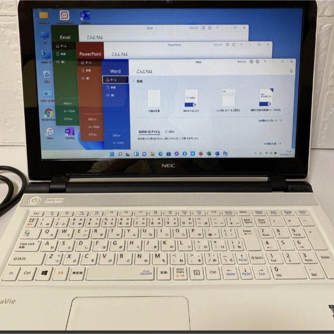 Windows11 オフィス付き　大容量　NEC VersaproノートパソコンNECノートパソコン