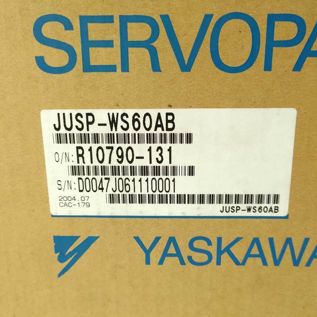 【未使用】安川電機 サーボパック JUSP-WS60AB YASKAWA