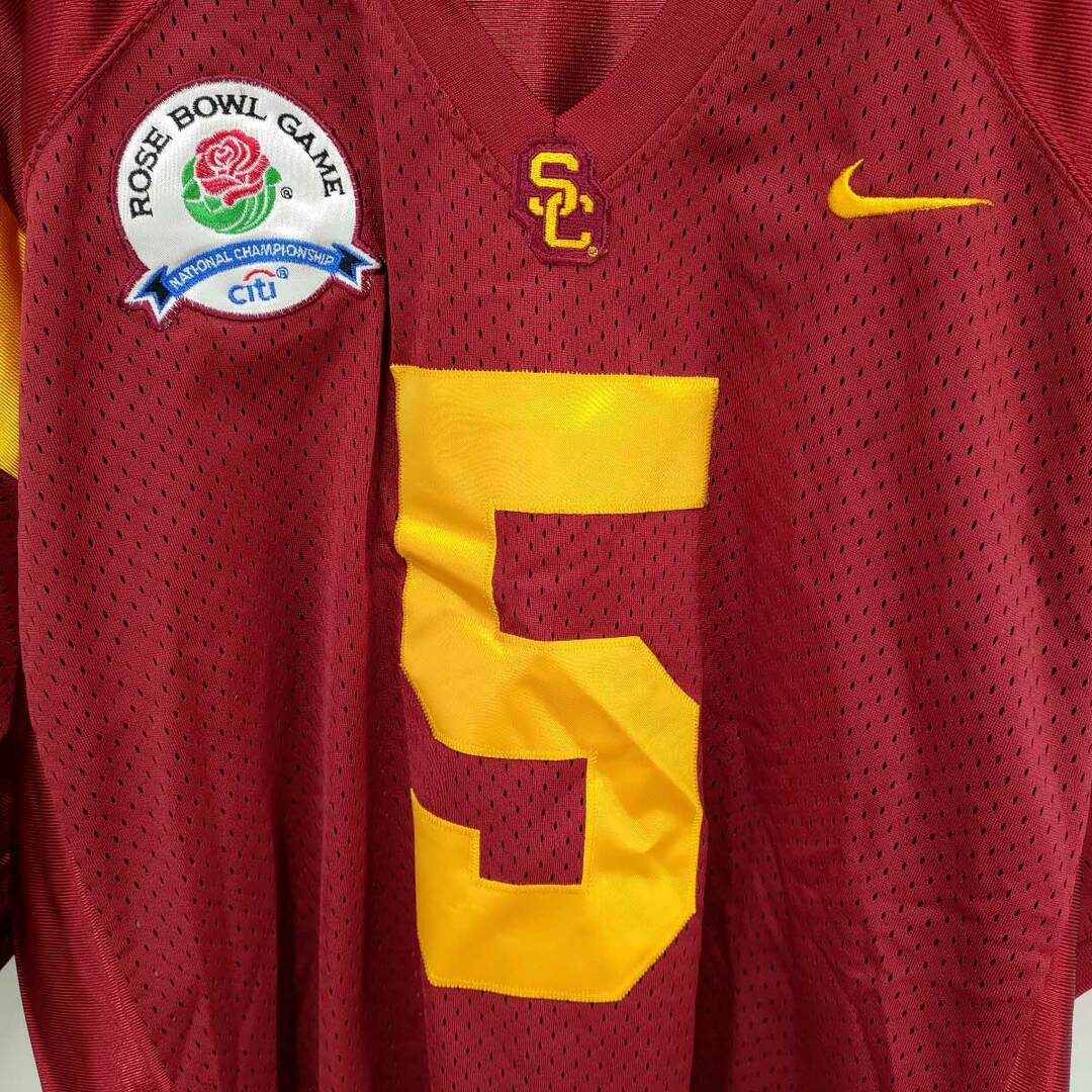 ナイキ 南カリフォルニア大学 USCトロージャンズ Football Auhentic jersey ジャージ ユニフォーム #5 48 メンズ