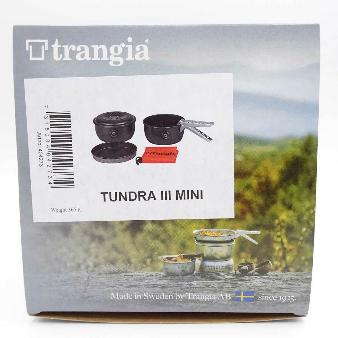 【未使用】トランギア ツンドラ3ミニ ブラックバージョン コッへル クッカーセット TR-TUNDRA3MN-BK アウトドア キャンプ