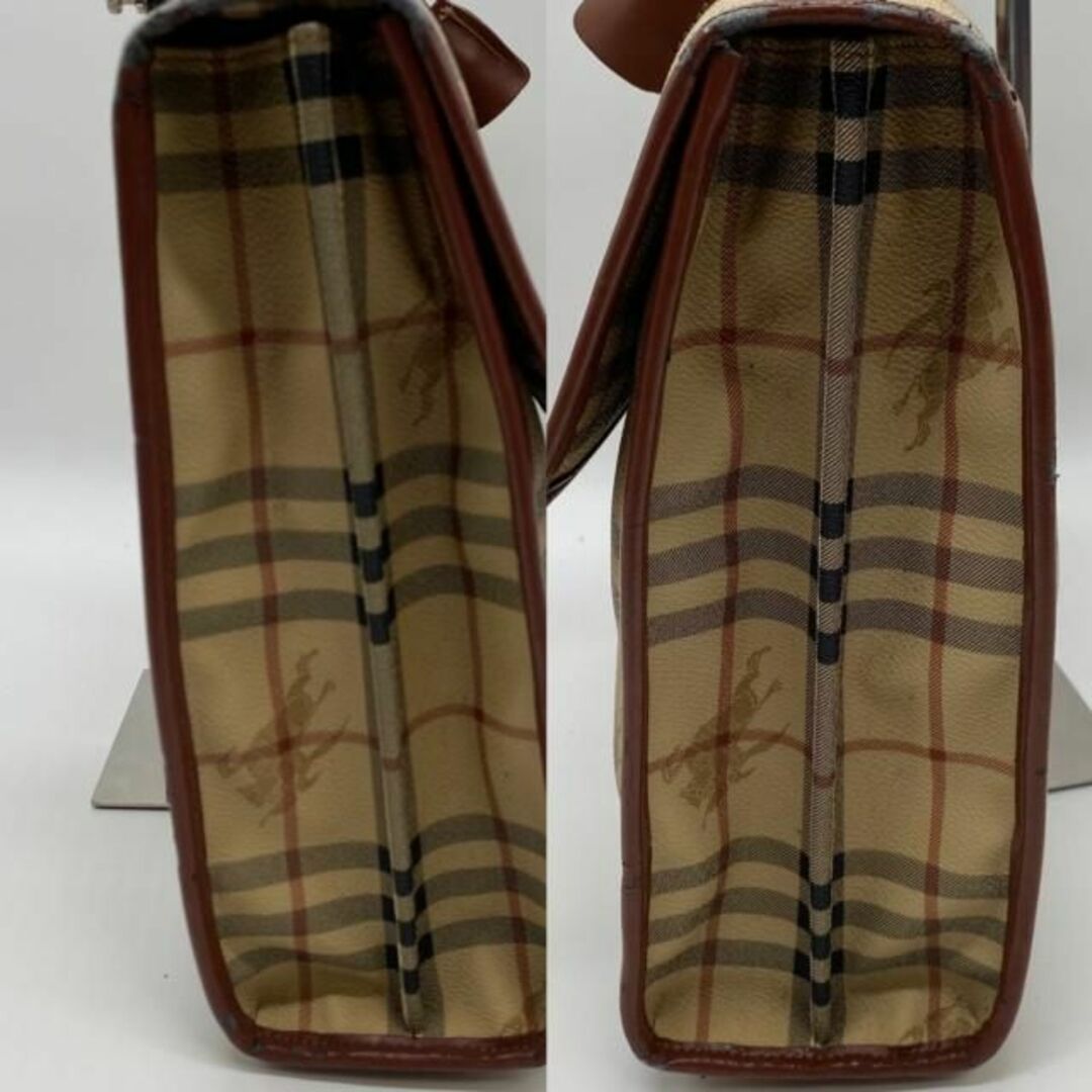 BURBERRY - 超希少 バーバリー ブリーフケース ノバチェック A4収納可