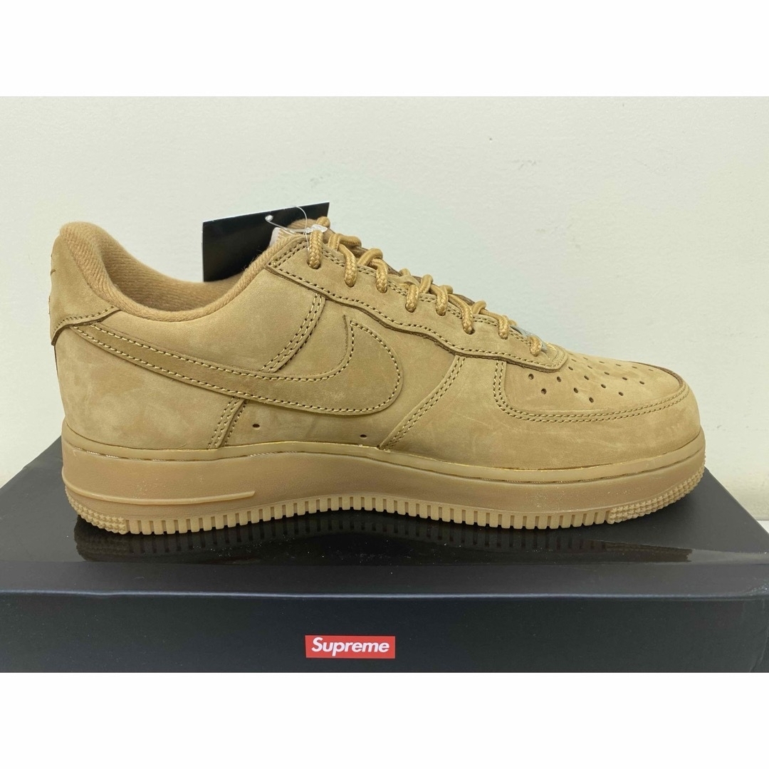Supreme - ナイキ エアフォース1 ロー ウィート シュプリーム DN1555