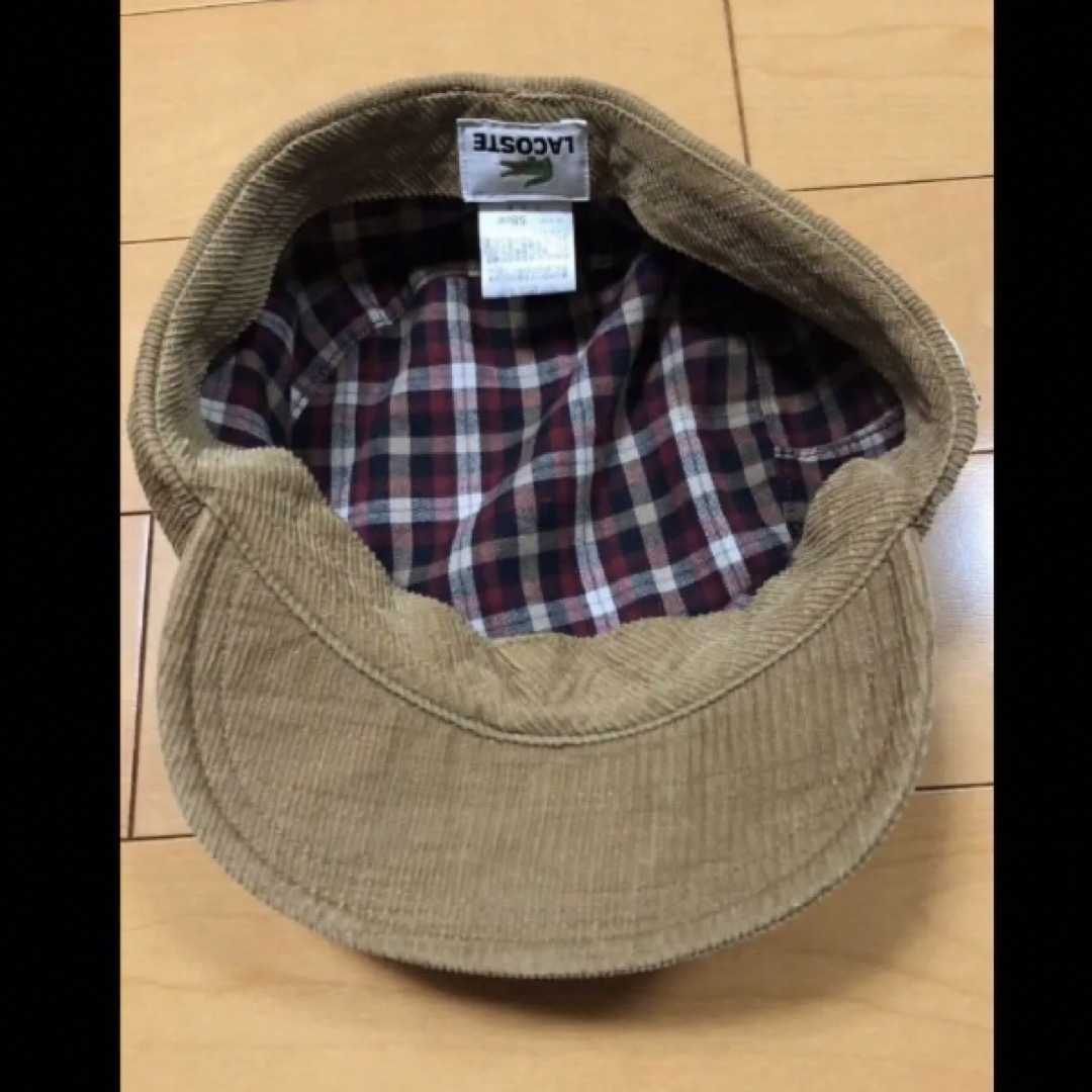 LACOSTE(ラコステ)のラコステコーデュロイワークキャップ メンズの帽子(キャップ)の商品写真