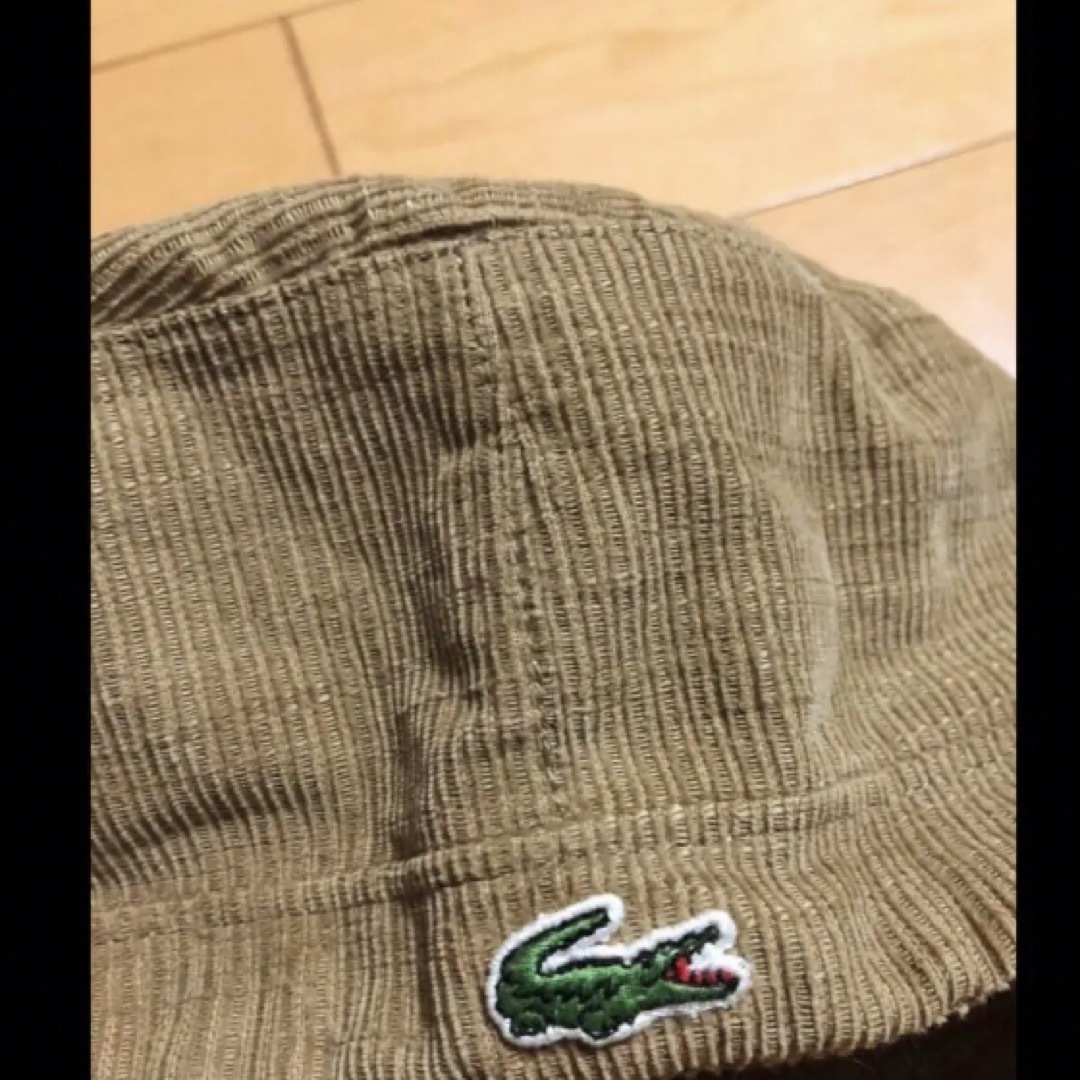 LACOSTE(ラコステ)のラコステコーデュロイワークキャップ メンズの帽子(キャップ)の商品写真