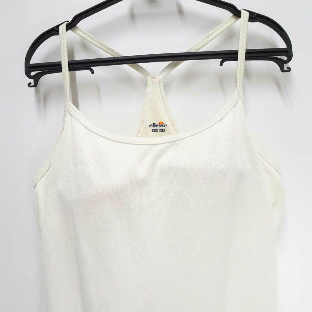 ellesse - エレッセ ワンピース カップ付き M ホワイト ETS0102