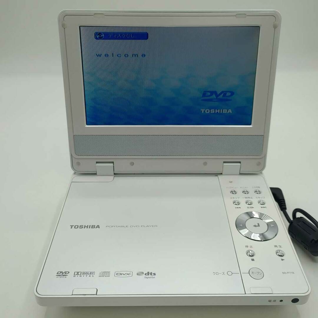 東芝 ポータロウ ポータブルDVDプレーヤー SD-P71Sの通販 by カウカウ