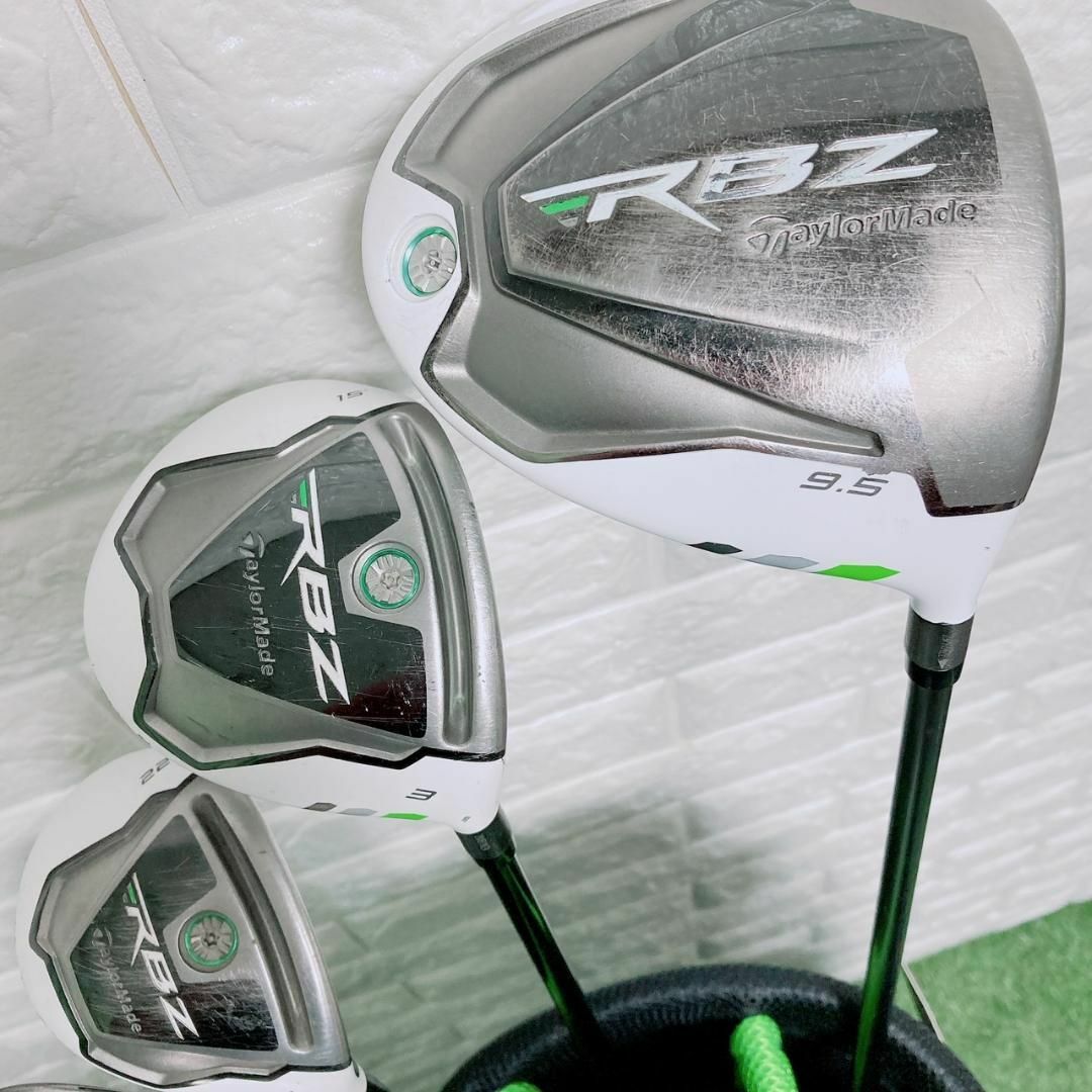 【良品】taylormade テーラーメイド メンズゴルフセット 11本 初心者