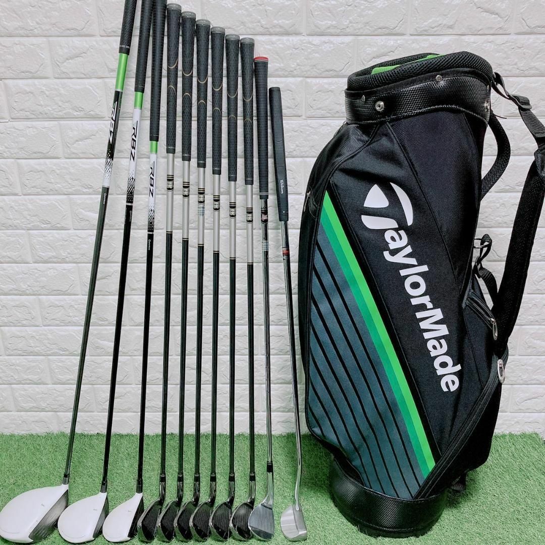 バッグ新品 ゴルフクラブセット メンズ テーラーメイド RBZ 11本 初心者