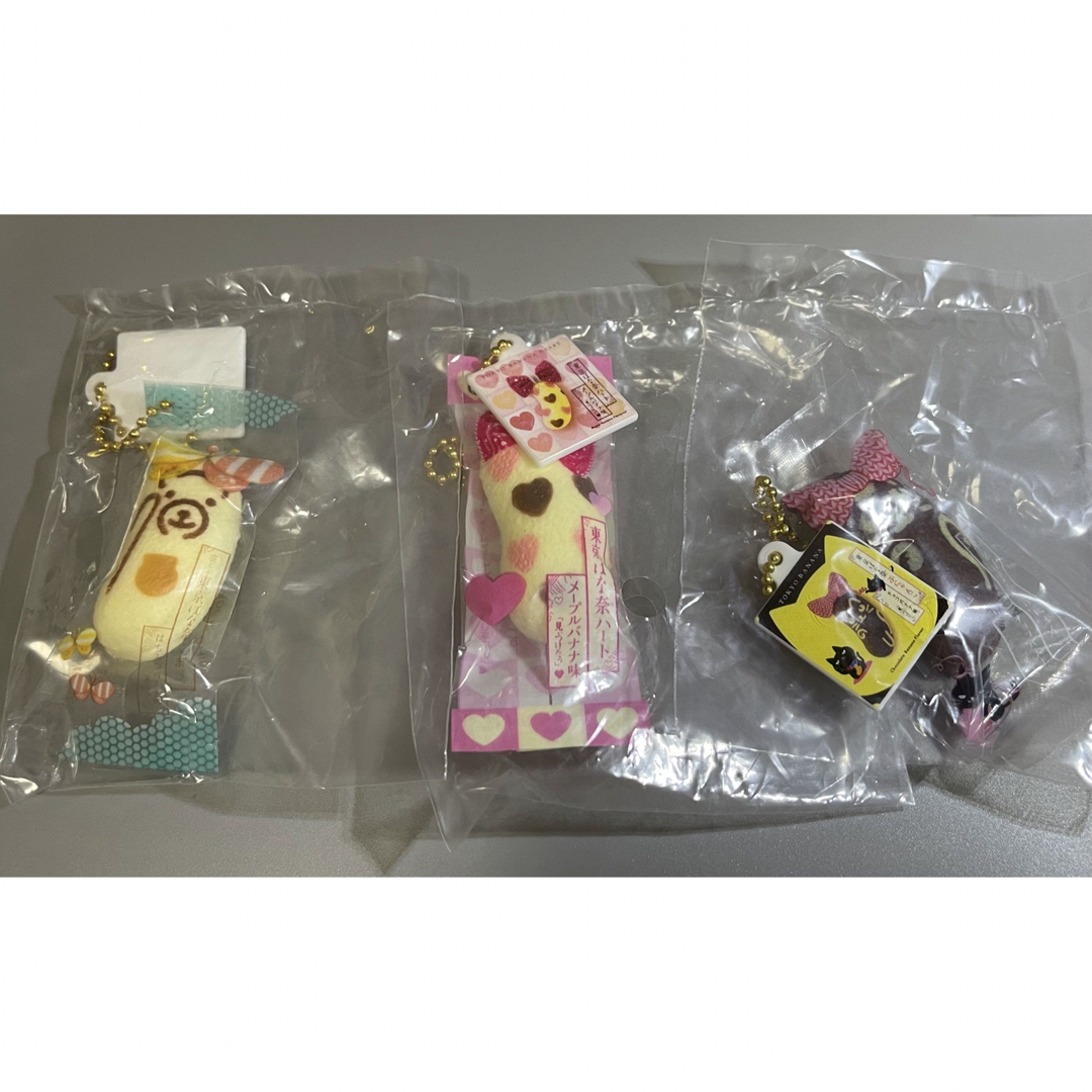 東京ばな奈 スクイーズマスコット くまッス ハート ぶにゃんこ ガチャガチャ エンタメ/ホビーのコレクション(その他)の商品写真