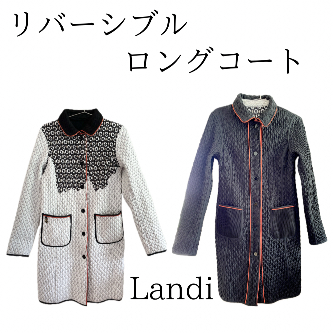 【かなり美品】landi ランディ リバーシブル キルティング ジャケットコート | フリマアプリ ラクマ