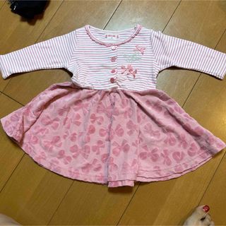 メゾピアノ 子供 ワンピース(女の子)(ピンク/桃色系)の通販 900点