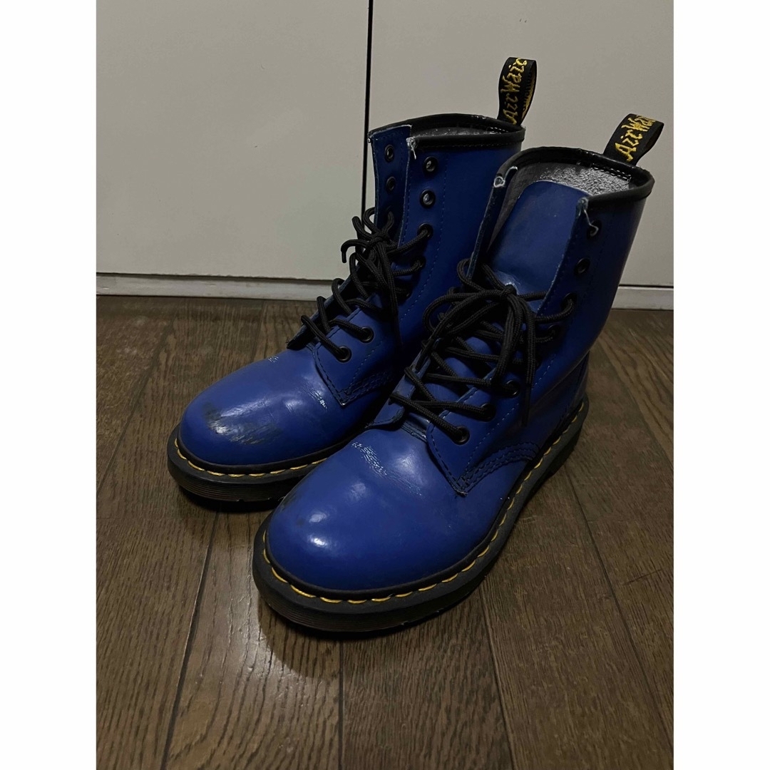 Dr.Martens(ドクターマーチン)のDr.Martens ブルーブーツ　UK5 レディースの靴/シューズ(ブーツ)の商品写真