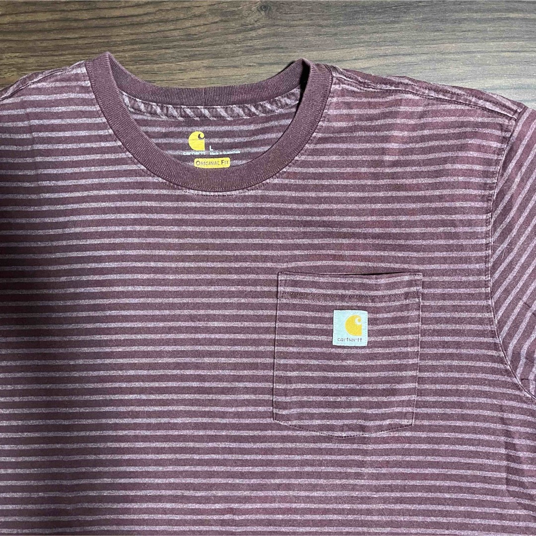 CARHARTT ボーダー Tシャツ カーハート L