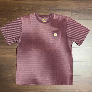 カーハート(carhartt)のCarhartt ボーダーTシャツ L(Tシャツ/カットソー(半袖/袖なし))