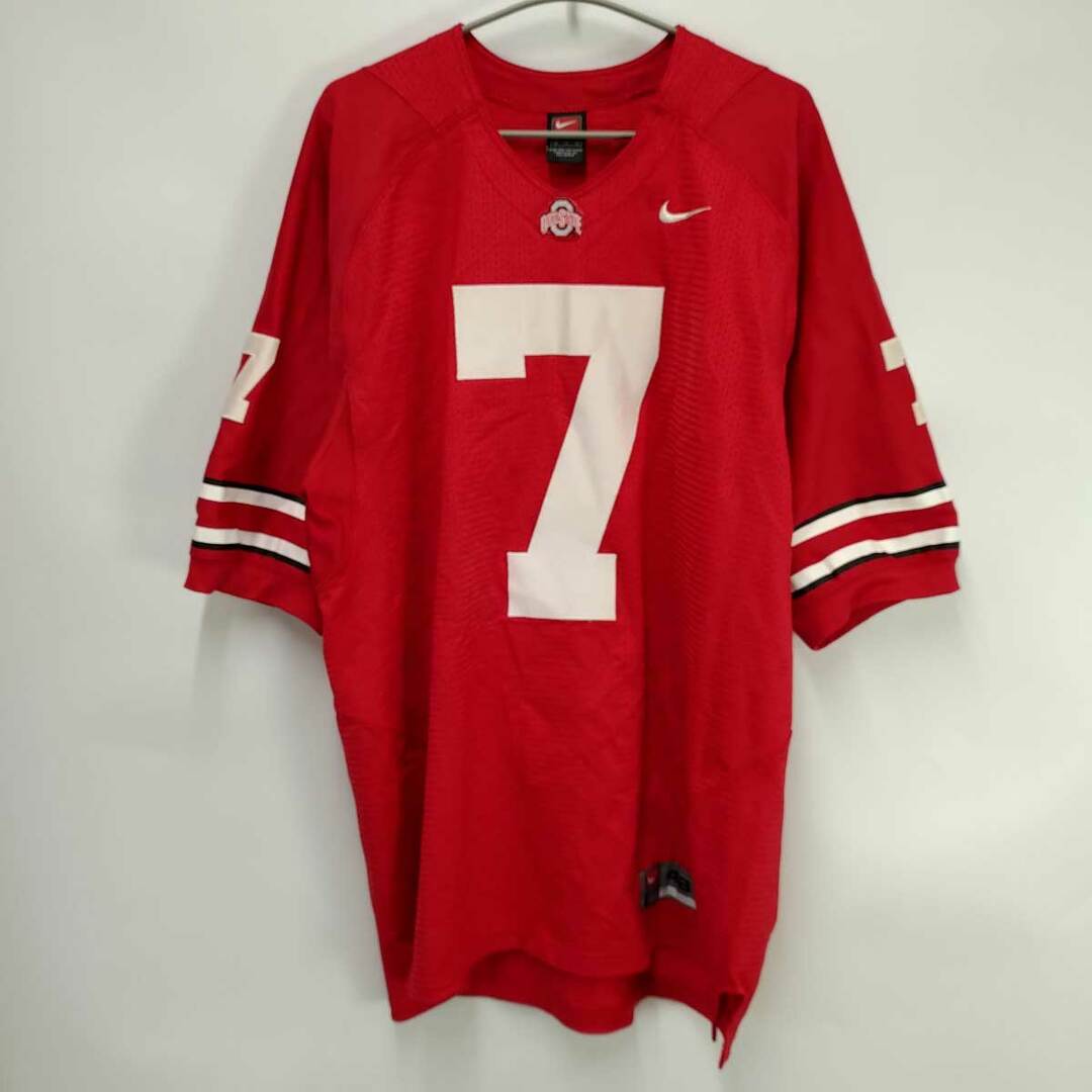 NIKE(ナイキ)のナイキ オハイオ州立大学バックアイズ Ohio State Buckeyes NCAA オーセンティック ジャージ #7 XL メンズ NIKE アメフト スポーツ/アウトドアのスポーツ/アウトドア その他(バスケットボール)の商品写真