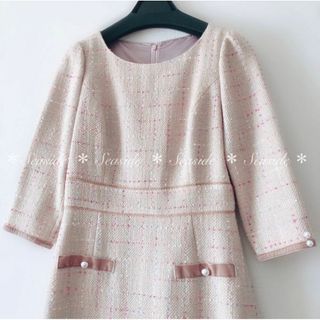 美品♡レッセパッセ　ツイードワンピース　完売品　日本製　定価29,700円　AW