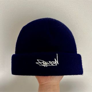 STUSSY - ステューシーSS LINK SKULL CAPビーニーニット帽キャップ