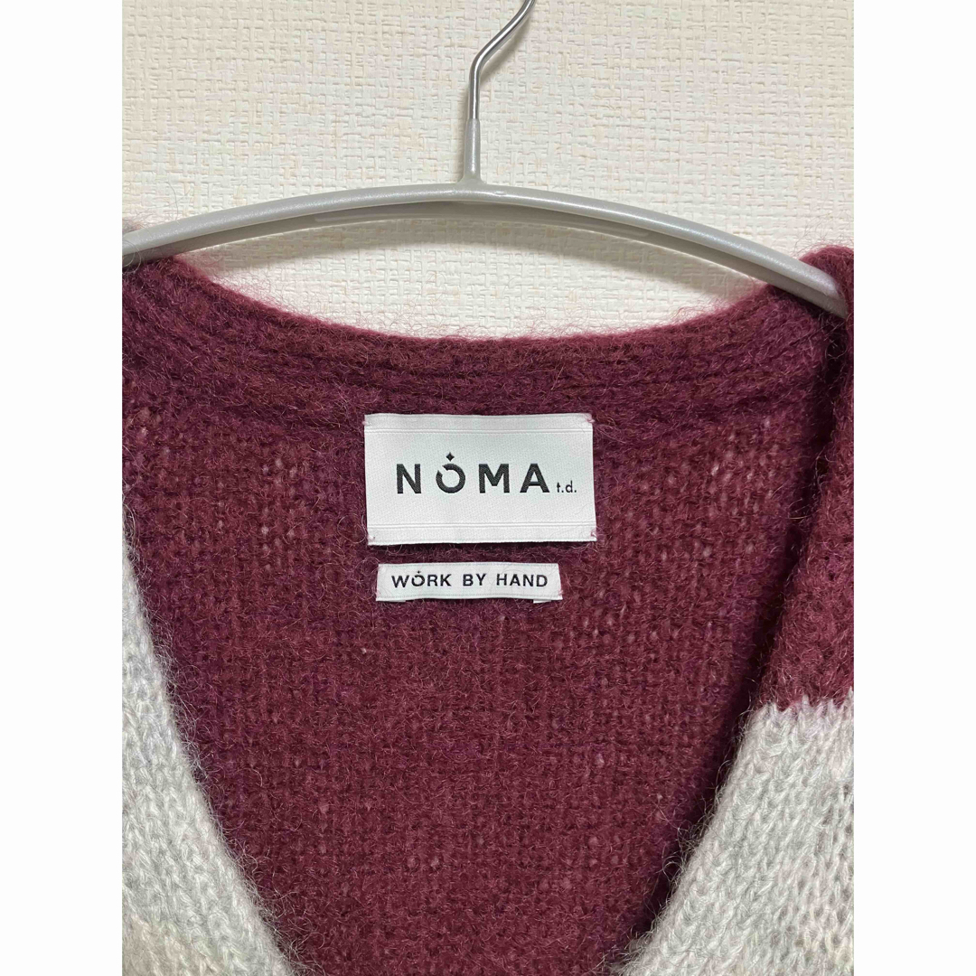 NOMA t.d モヘアニットカーディガン Hand-Knit