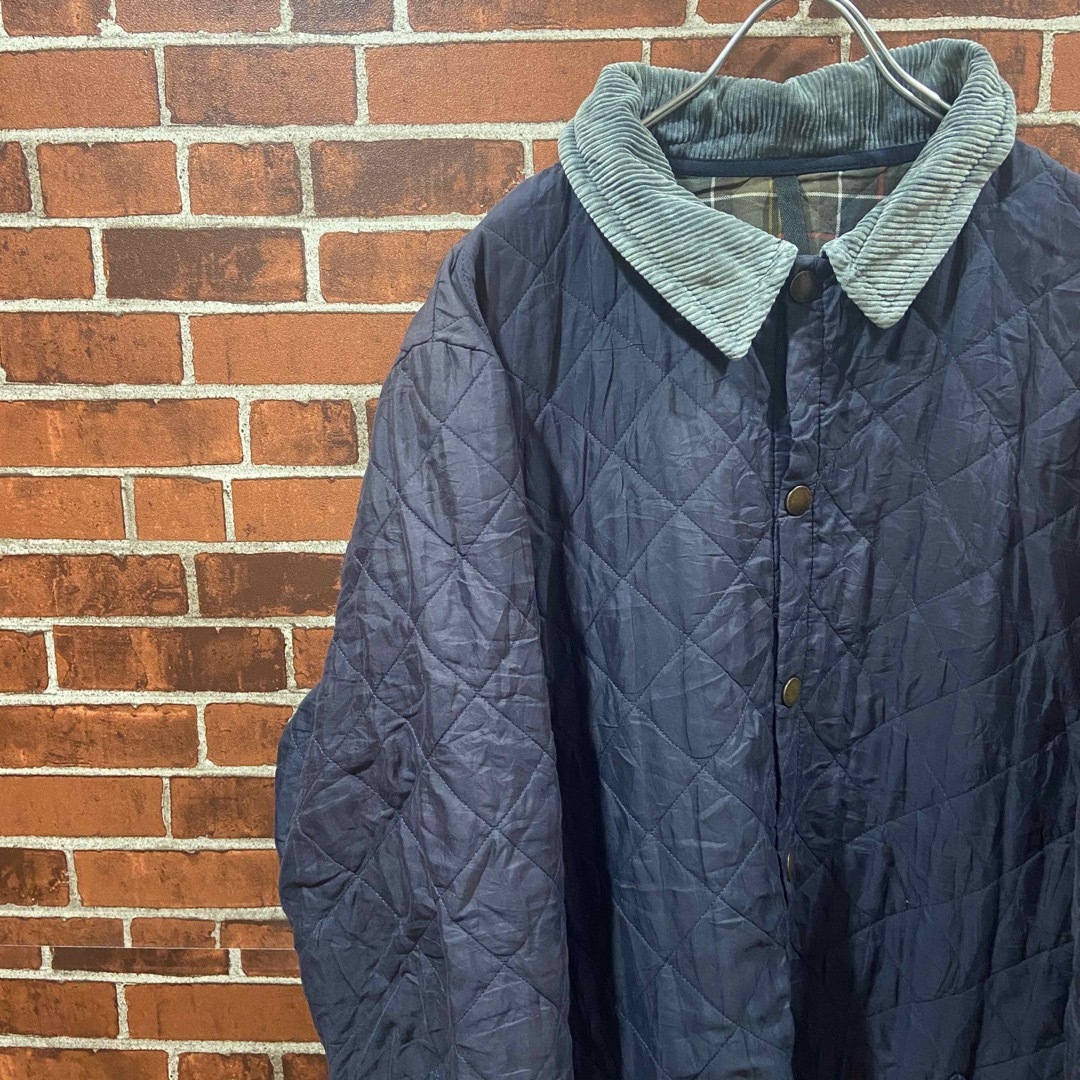 Barbour - 【希少】Barbour キルティングジャケット 襟コーデュロイ