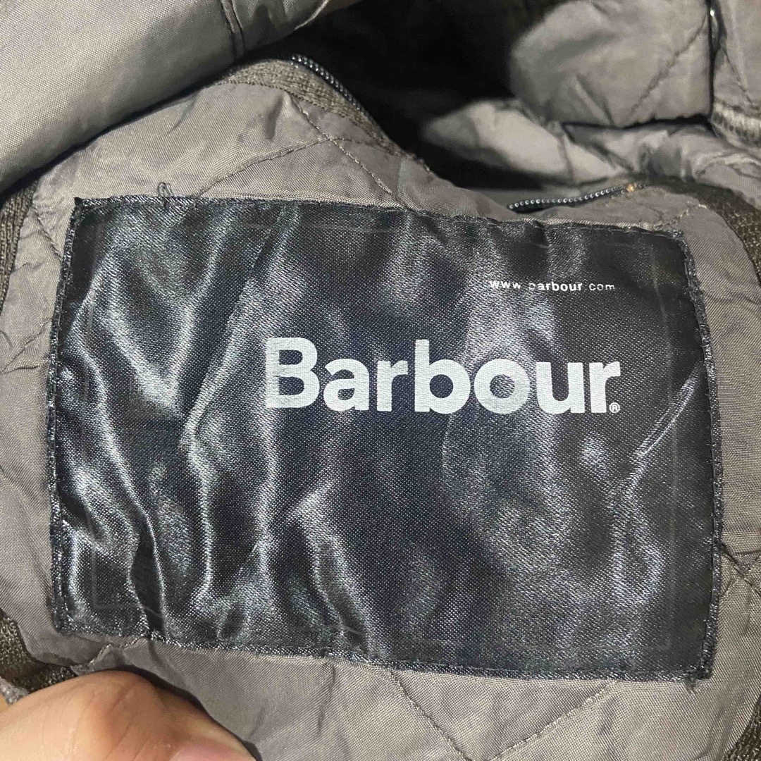 Barbour(バーブァー)の【レア】Barbour キルティングジャケット 襟コーデュロイ 古着ジャケット メンズのジャケット/アウター(ブルゾン)の商品写真